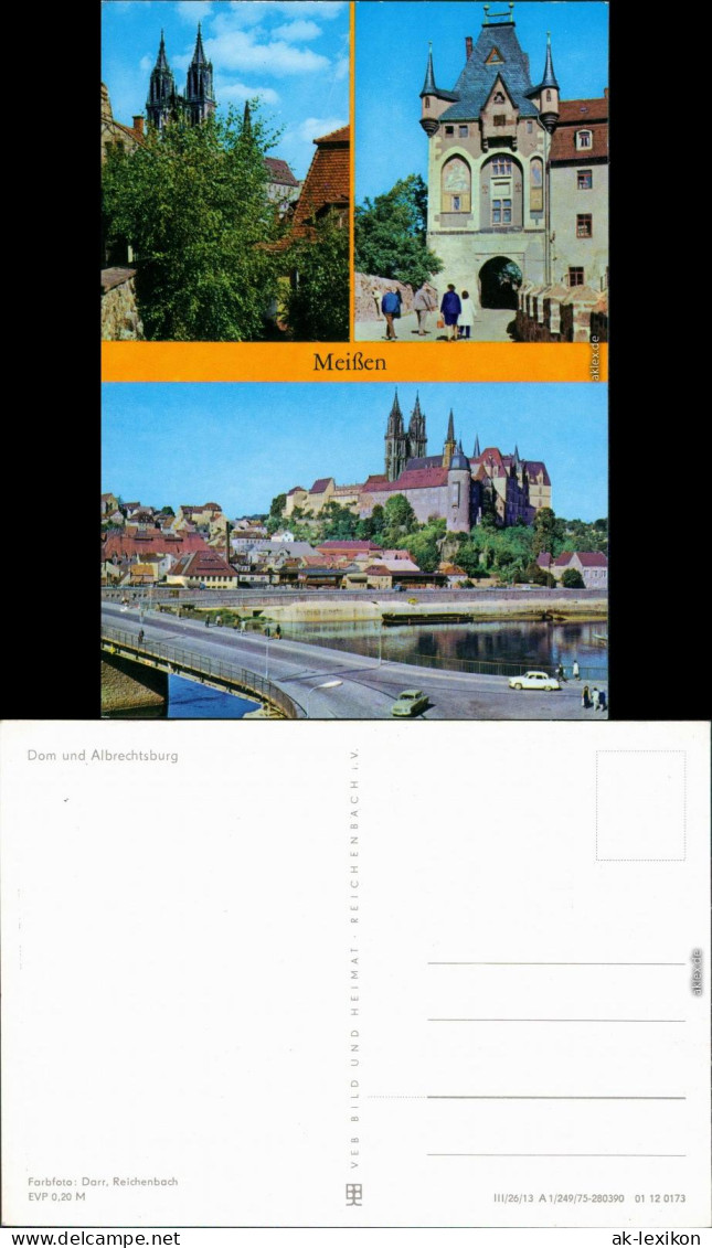 Ansichtskarte Meißen Dom Und Schloss Albrechtsburg 1977 - Meissen