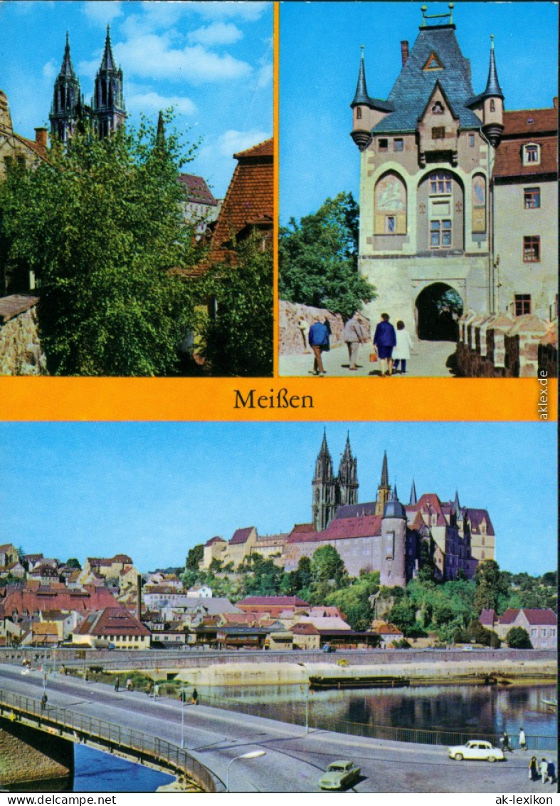 Ansichtskarte Meißen Dom Und Schloss Albrechtsburg 1977 - Meissen