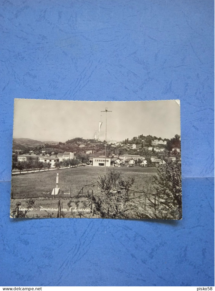 Trissino-panorama Con L'aeroporto-fg-1957 - Aérodromes