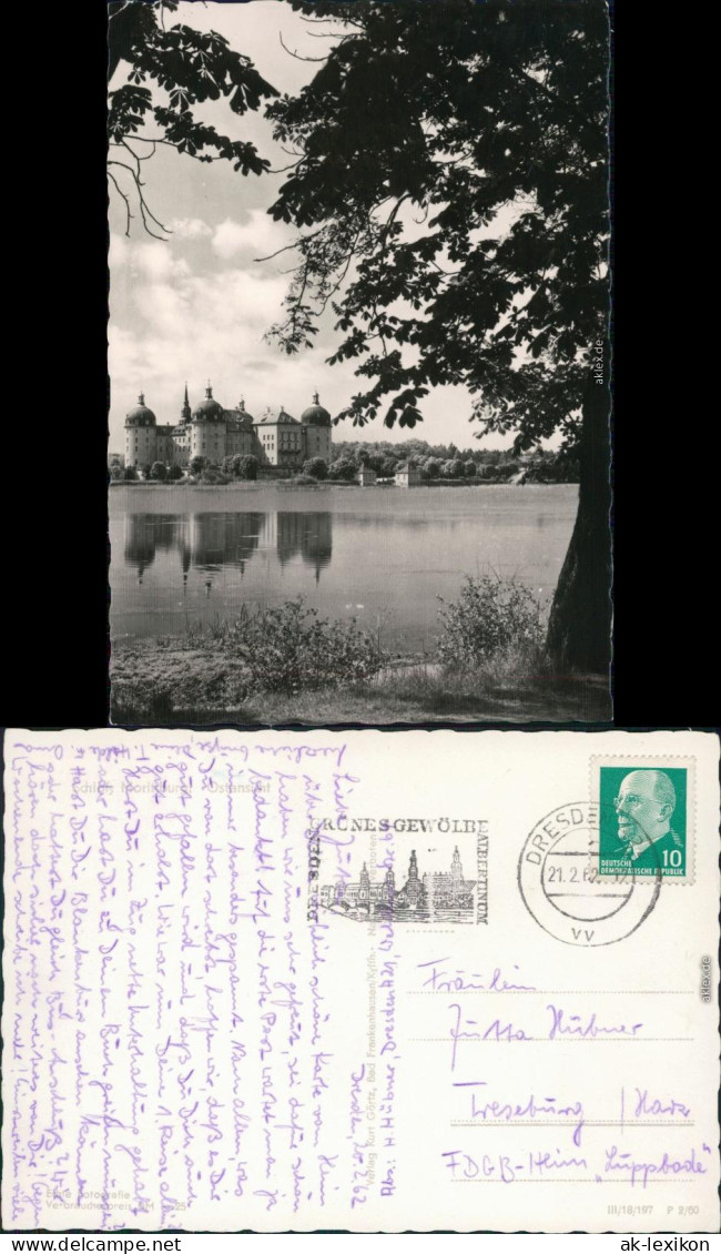 Ansichtskarte Moritzburg Kgl. Jagdschloss 1960 - Moritzburg