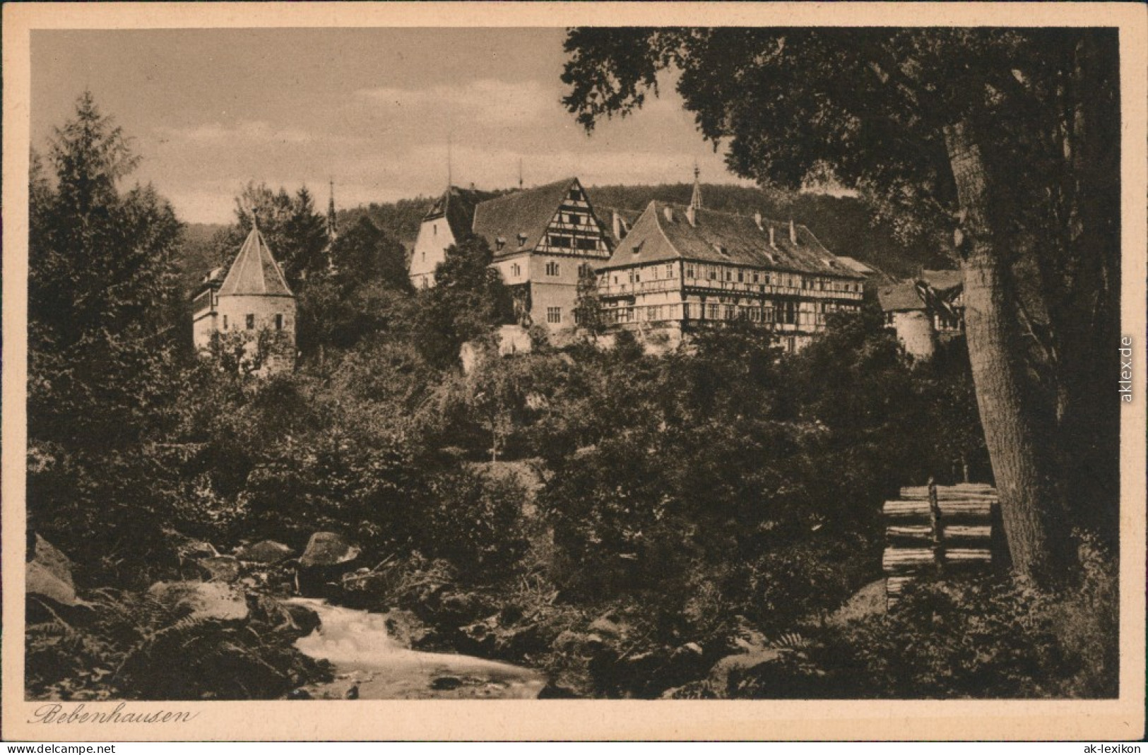 Ansichtskarte Bebenhausen-Tübingen Jagdschloss 1929 - Tuebingen