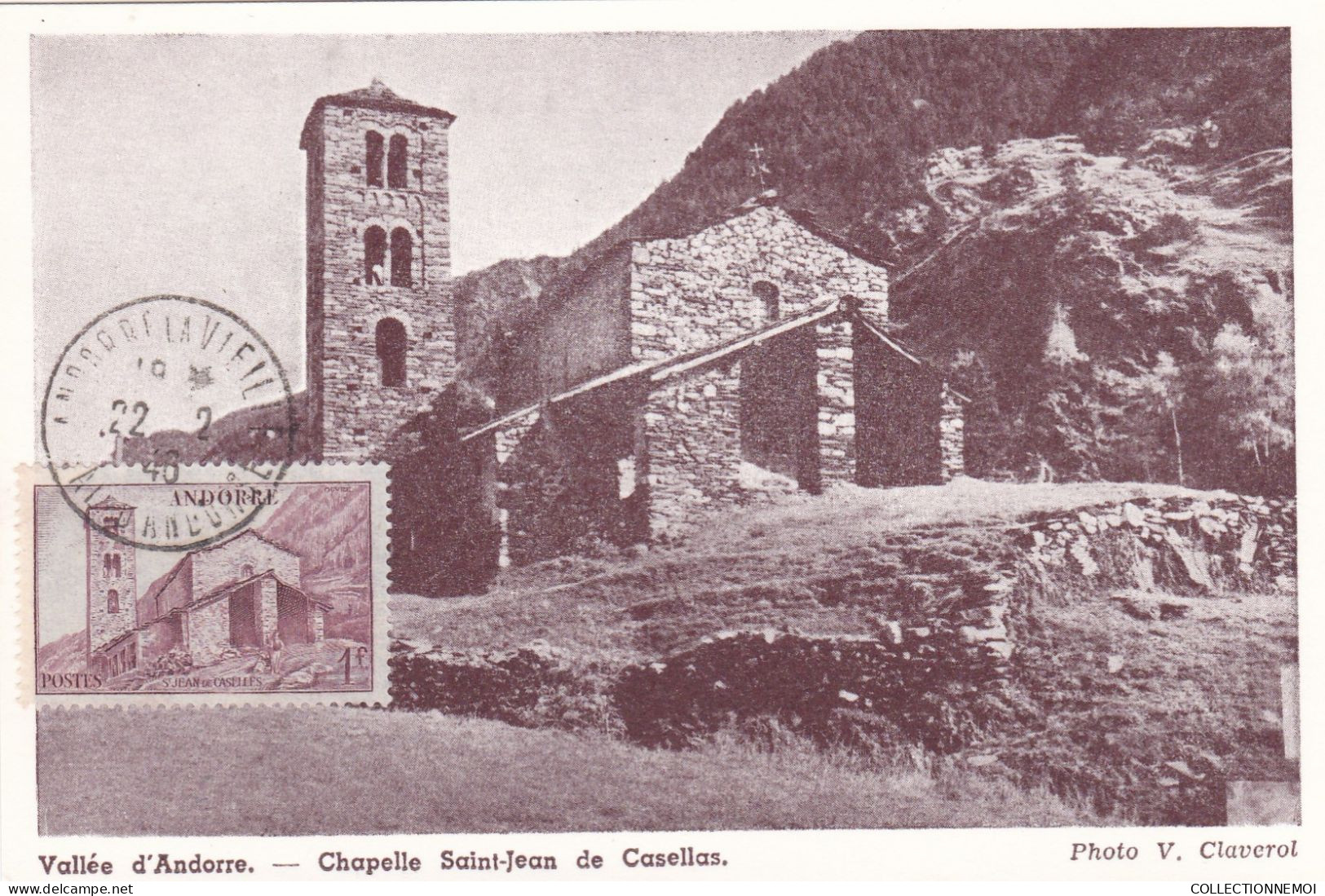 2 Cartes Maximum D'andorre De 1946 - Cartes-Maximum (CM)