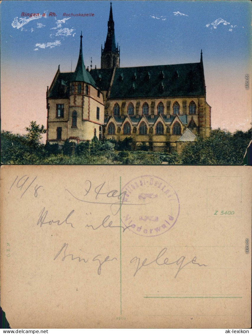 Ansichtskarte Bingen Am Rhein Rochuskapelle 1914  - Bingen