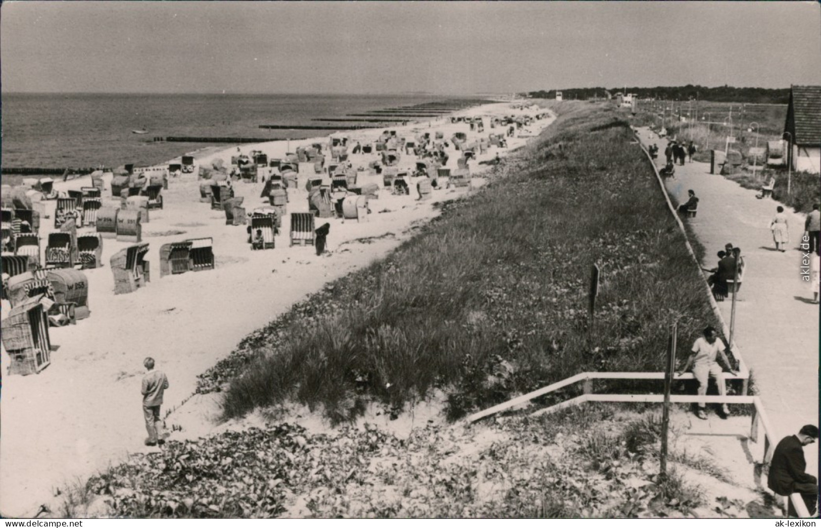 Ansichtskarte Graal-Müritz Strand Mit Vielen Strandkörben 1963 - Graal-Müritz