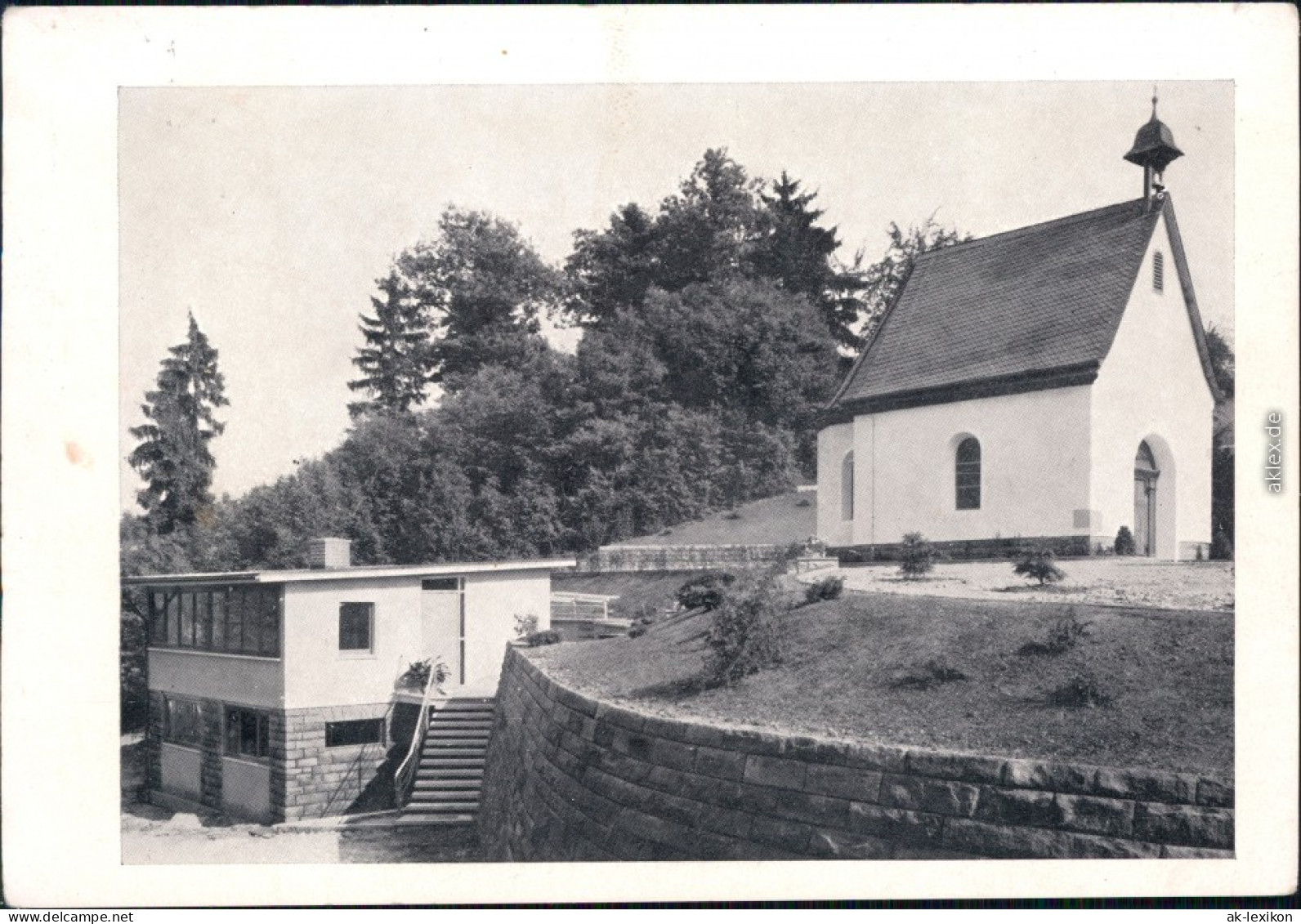 Ansichtskarte Oberkirch (Baden) Kirche Marienfried 1966 - Oberkirch