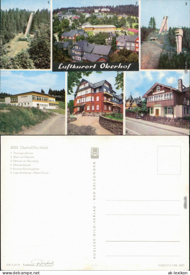 Oberhof (Thüringen) Thüringenschanze, Überblick, Schanze 968 - Oberhof