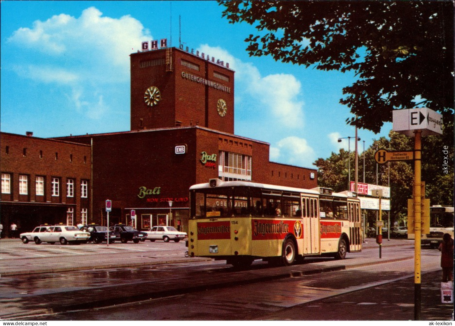 Ansichtskarte Oberhausen Partie Am Bahnhof - Linienbus 1978 - Oberhausen