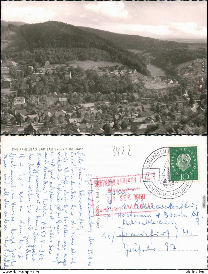 Ansichtskarte Bad Lauterberg Im Harz Panorama-Ansicht 1960 - Bad Lauterberg