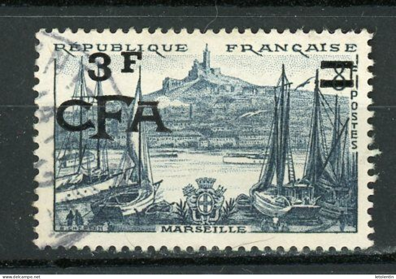 FRANCE SURCHARGÉ CFA -   - N° Yvert 322 Obli - Used Stamps