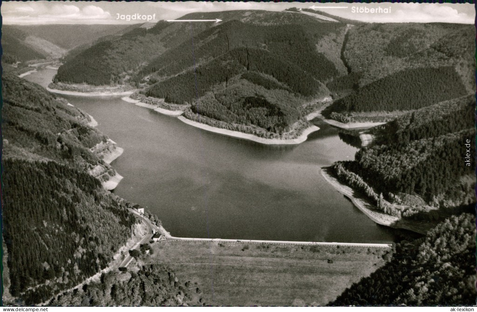 Ansichtskarte Bad Lauterberg Im Harz Odertalsperre Lufbildaufnahme 1964 - Bad Lauterberg