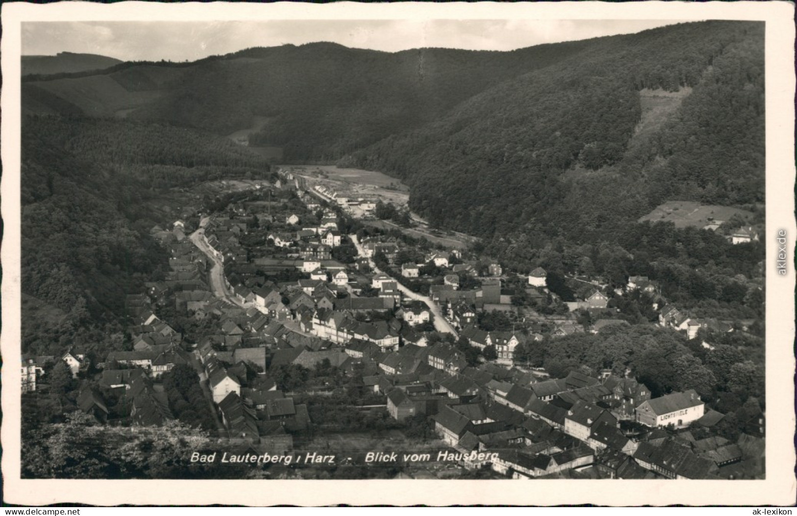 Ansichtskarte Bad Lauterberg Im Harz Panorama-Ansicht 1932 - Bad Lauterberg