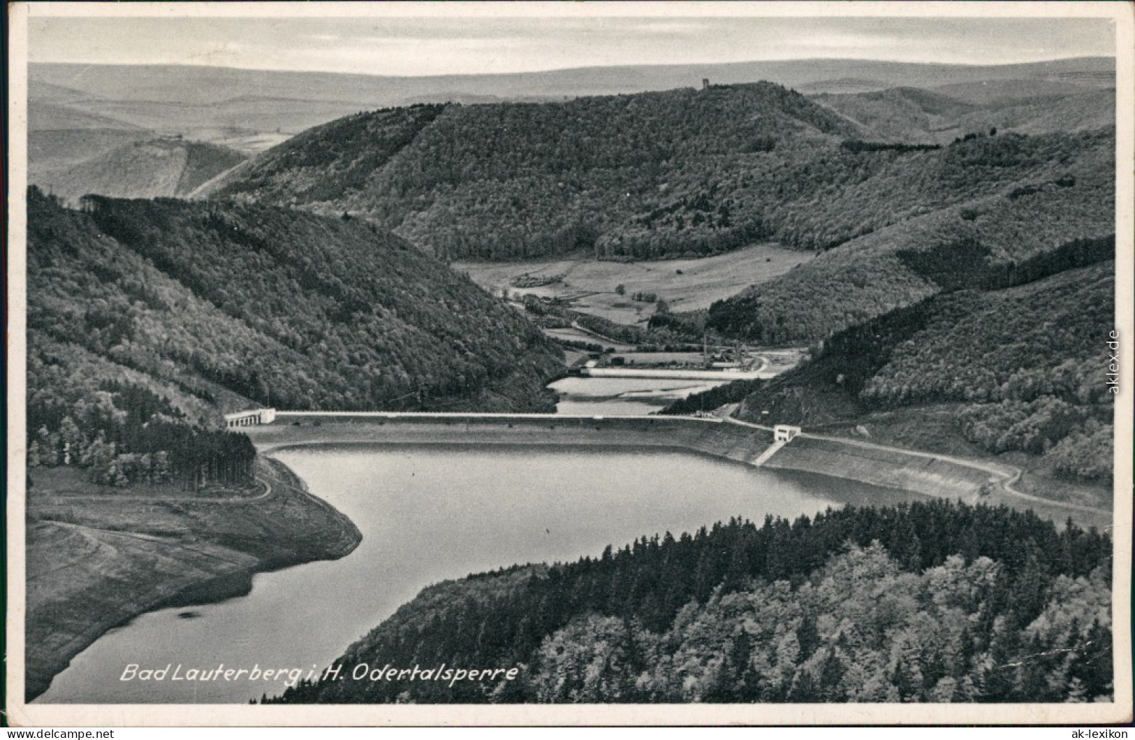 Ansichtskarte Bad Lauterberg Im Harz Odertalsperre 1938 - Bad Lauterberg