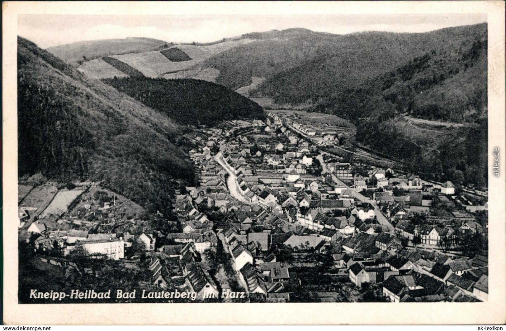 Ansichtskarte Bad Lauterberg Im Harz Panorama-Ansicht 1952 - Bad Lauterberg