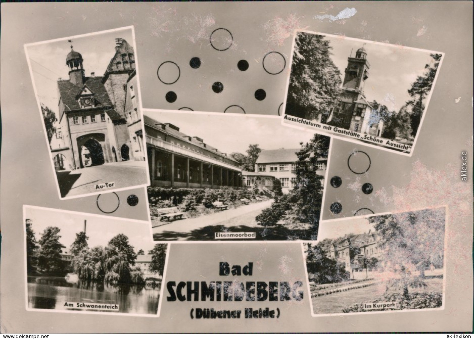 Bad Schmiedeberg Au-Tor Eisenmoorbad, Aussichtsturm Mit Gaststätte   1962 - Schmiedeberg (Erzgeb.)