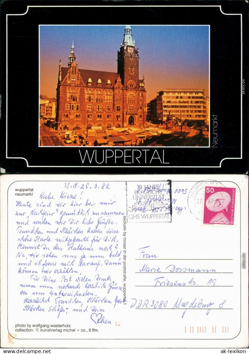 Ansichtskarte Wuppertal Neumarkt 1982 - Wuppertal