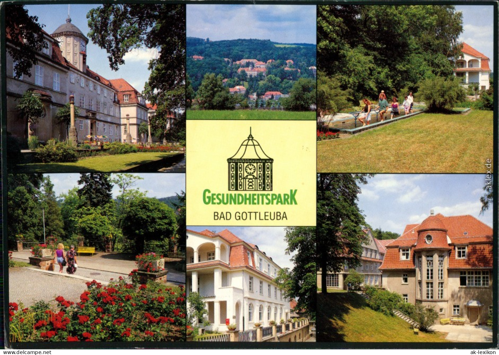 Ansichtskarte Bad Gottleuba-Berggießhübel Gesundheitspark - Sanatorium 1994 - Bad Gottleuba-Berggiesshuebel