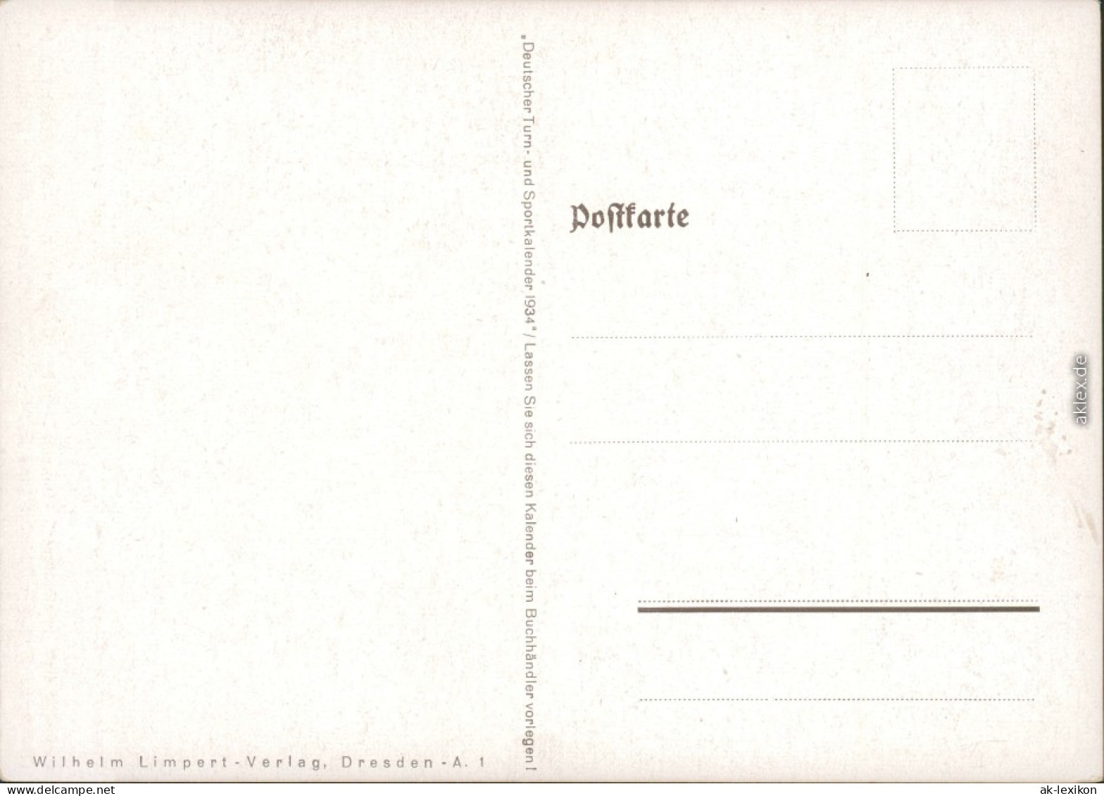  Deutscher Turn- Und Sportlerkalender - Der Hüter Des Thales Von Thoma 1934 - Unclassified