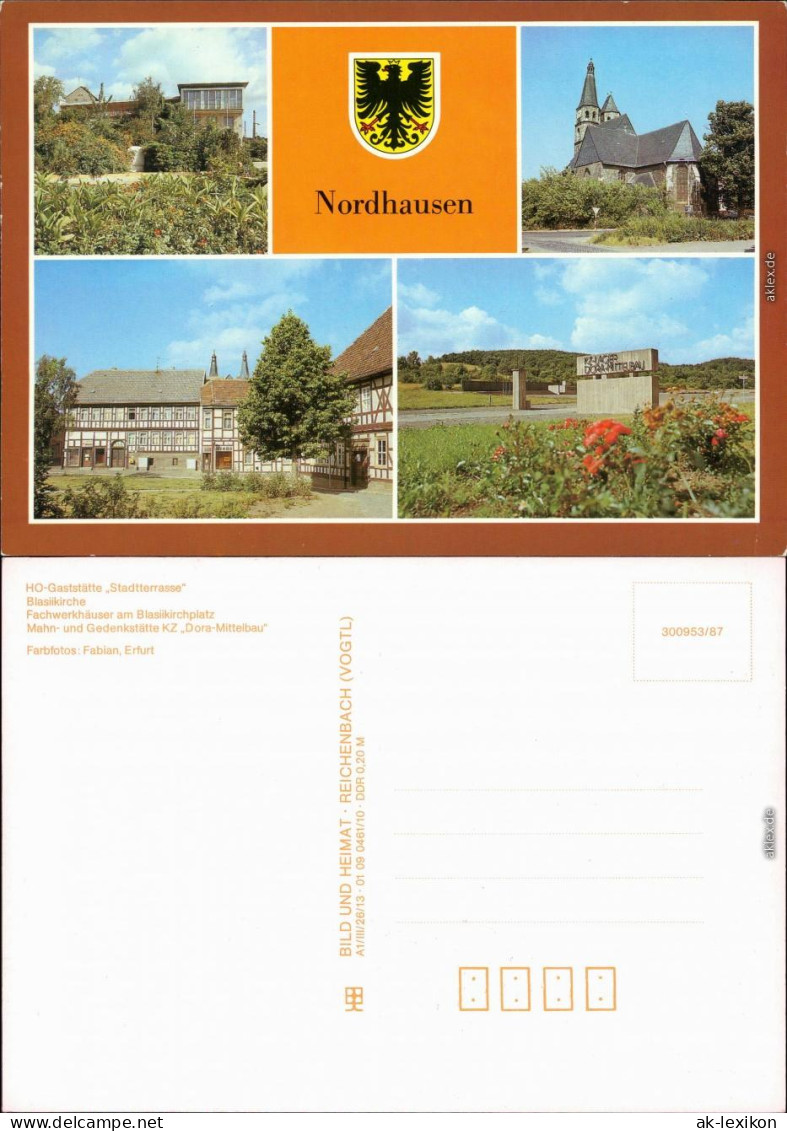 Nordhausen  Blasiikirche  Mahn- Und Gedenkstätte KZ "Dora-Mittelbau" 1987 - Nordhausen