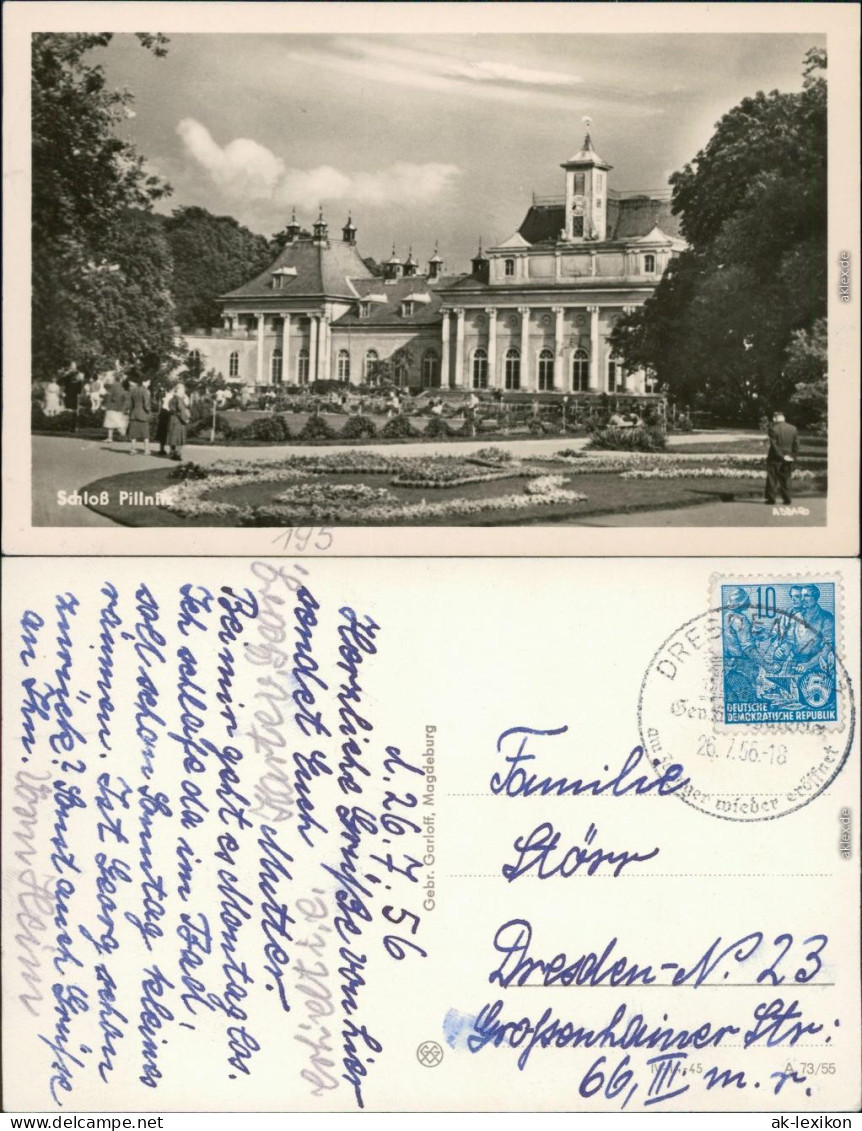 Ansichtskarte Pillnitz Schloss Pillnitz 1956 - Pillnitz