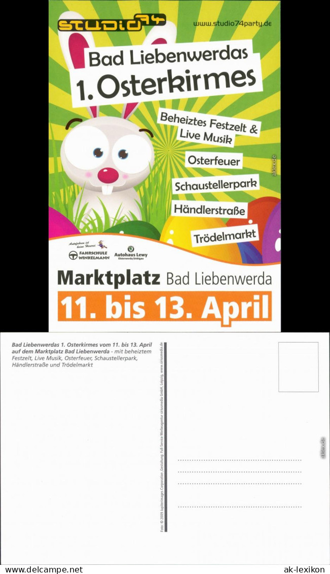 Bad Liebenwerda Reklame & Werbung: 1. Osterkirmes In Bad Liebenwerda 2000 - Bad Liebenwerda