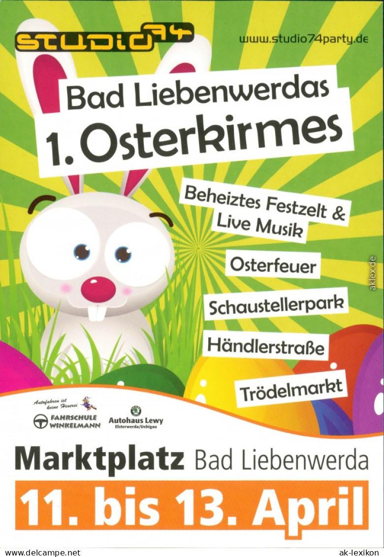 Bad Liebenwerda Reklame & Werbung: 1. Osterkirmes In Bad Liebenwerda 2000 - Bad Liebenwerda