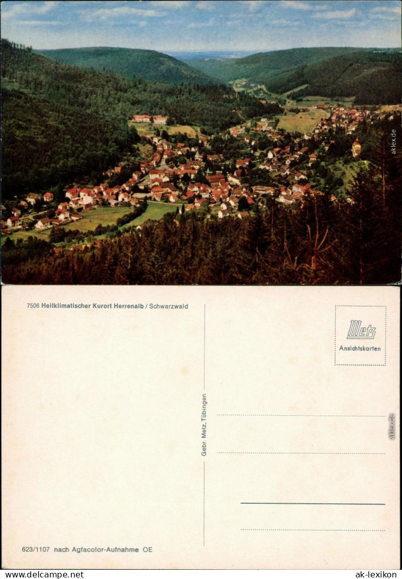 Ansichtskarte Bad Herrenalb Panorama-Ansicht 1988 - Bad Herrenalb