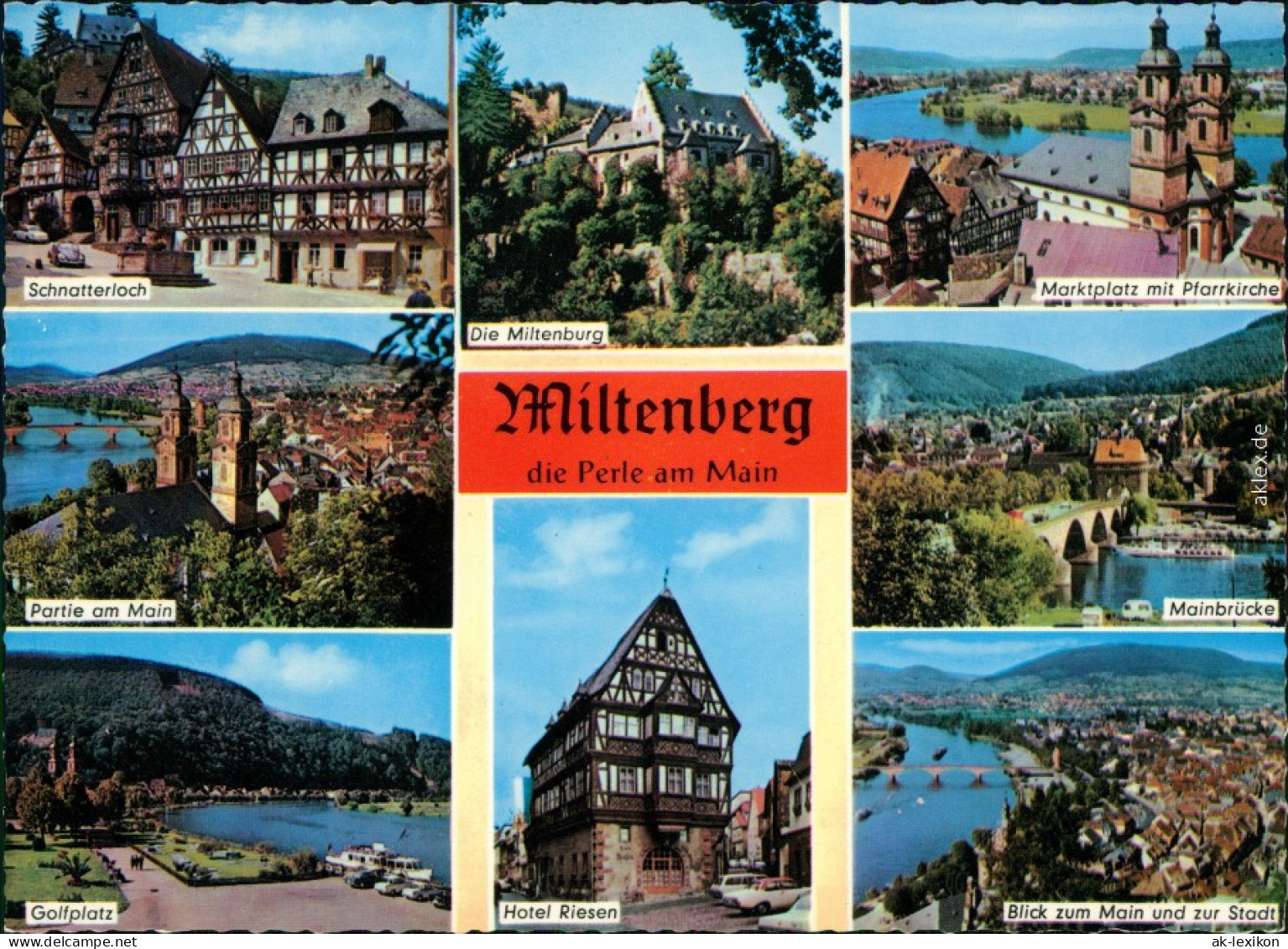 Miltenberg (Main) Schnatterloch,  Hotel Riesen, Golfplatz Uvm. 1988 - Miltenberg A. Main