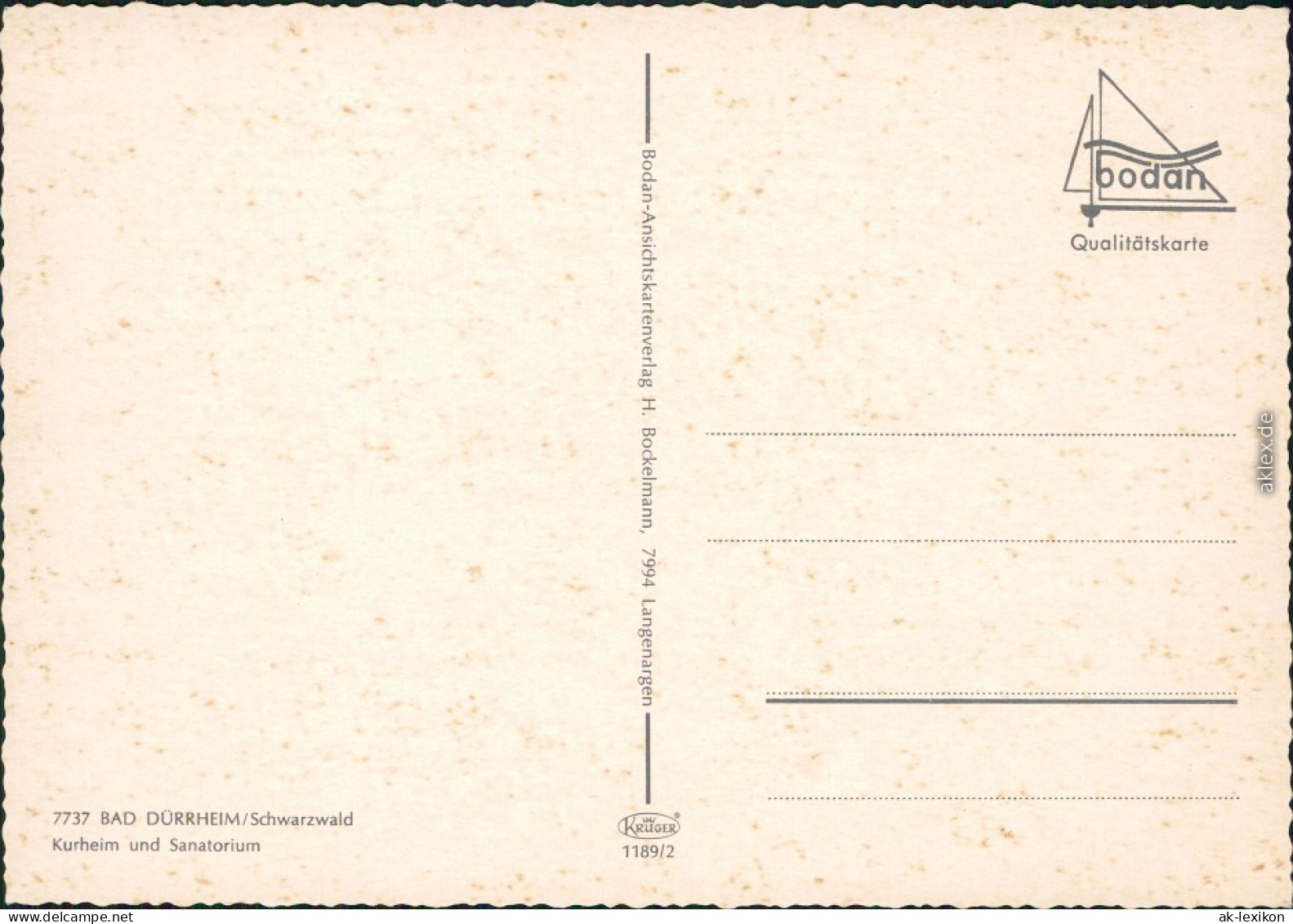 Ansichtskarte Bad Dürrheim Kurheim / Sanatorium 1970 - Bad Dürrheim