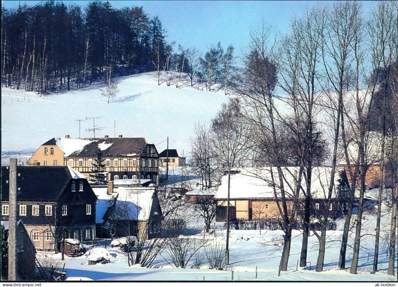Ansichtskarte  Lausitzer Landschaften - Winterliche Szene 1999 - Non Classés