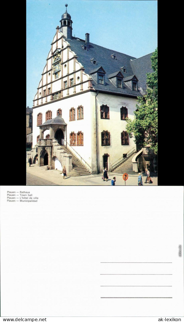 Ansichtskarte Plauen (Vogtland) Rathaus 1993 - Plauen