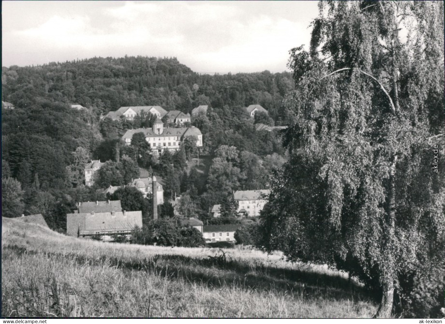 Bad Gottleuba-Bad Gottleuba-Berggießhübel Blick Zum Klinik-Sanatorium 1984 - Bad Gottleuba-Berggiesshuebel