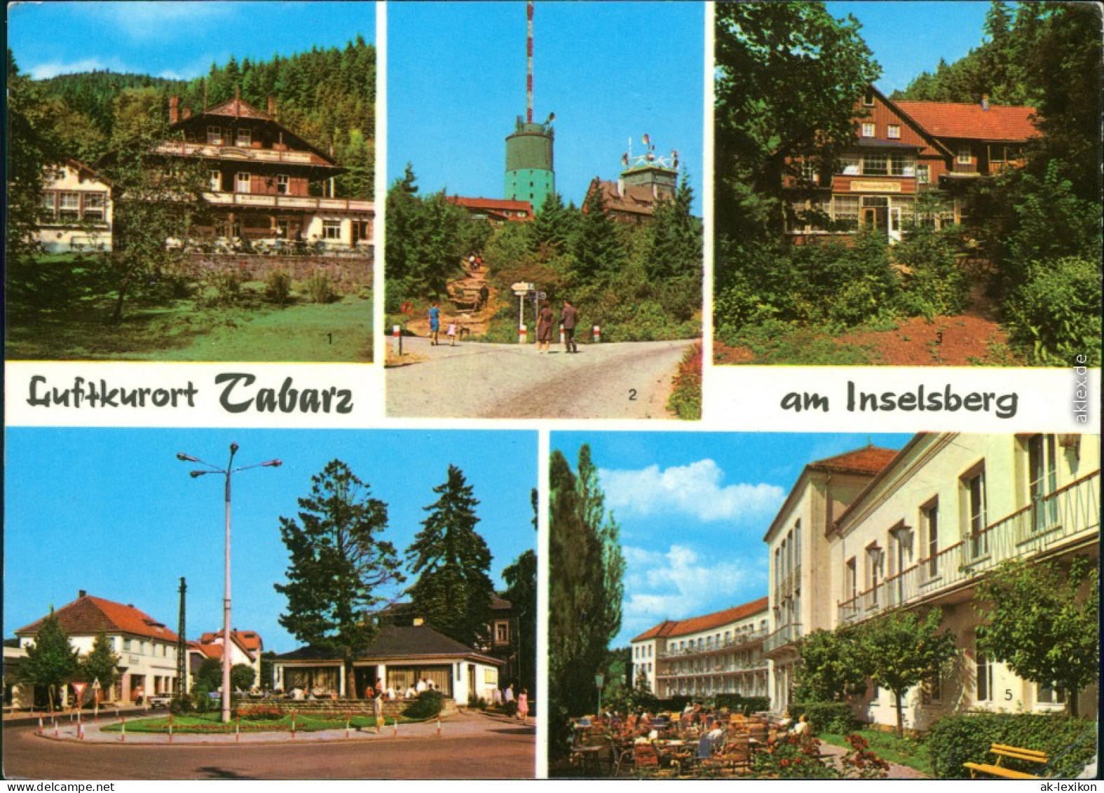 Tabarz/Thüringer Wald Ferienheim "Schweizerhaus", Großer Inselsberg 1975 - Tabarz