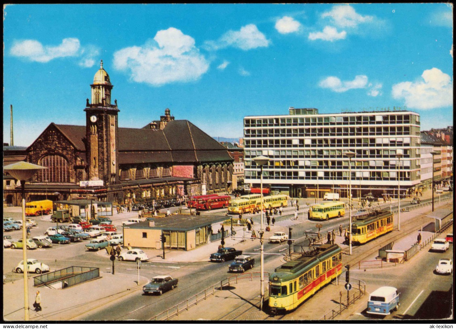 Ansichtskarte Hagen (Westfalen) Hauptbahnhof Straßenbah 1978 - Hagen