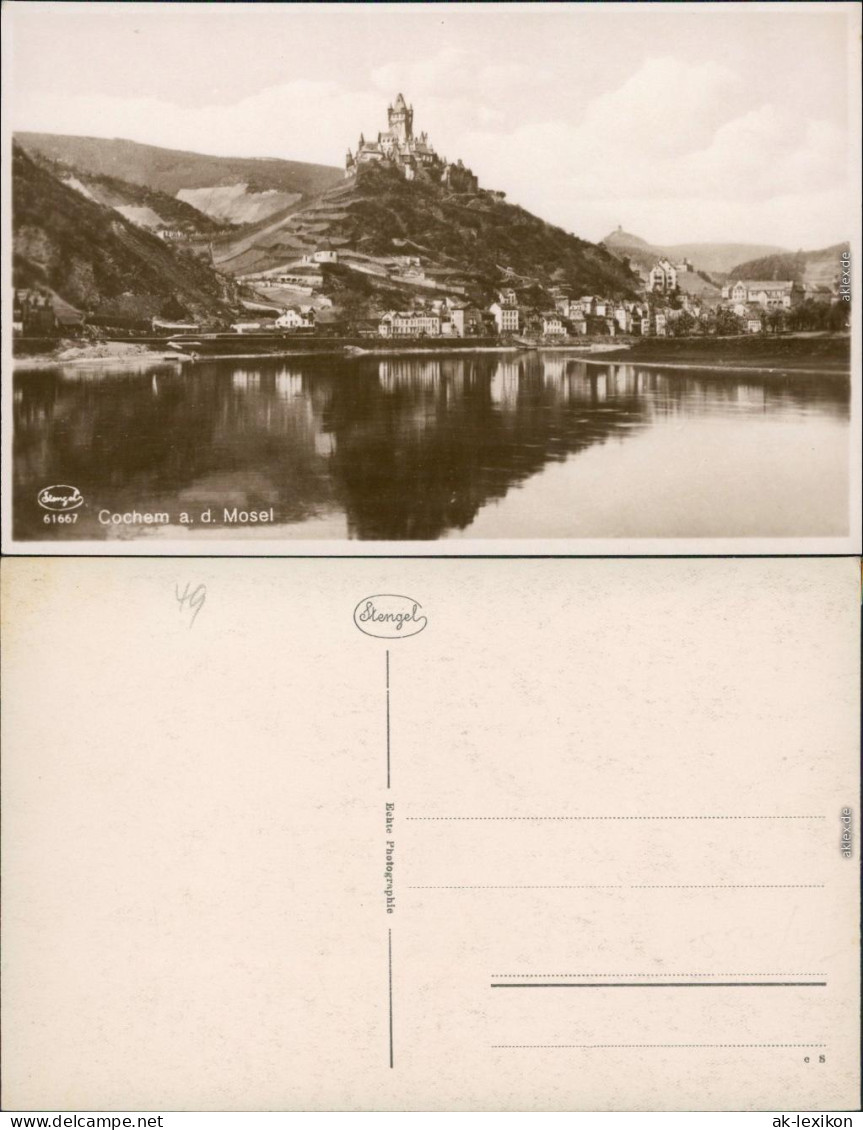 Ansichtskarte Cochem Kochem Panorama-Ansicht Mit Reichsburg Cochem 1929 - Cochem