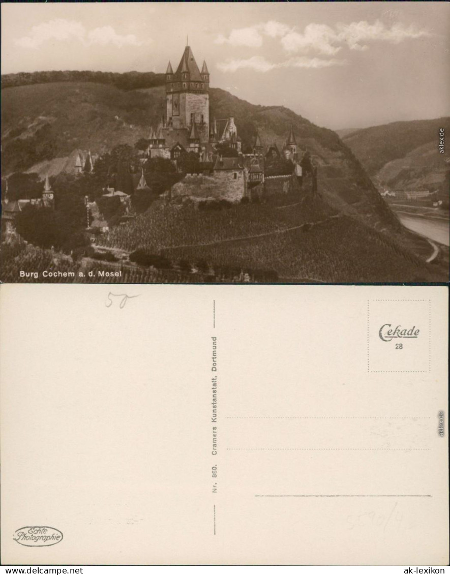 Ansichtskarte Cochem Kochem Reichsburg Cochem 1930 - Cochem