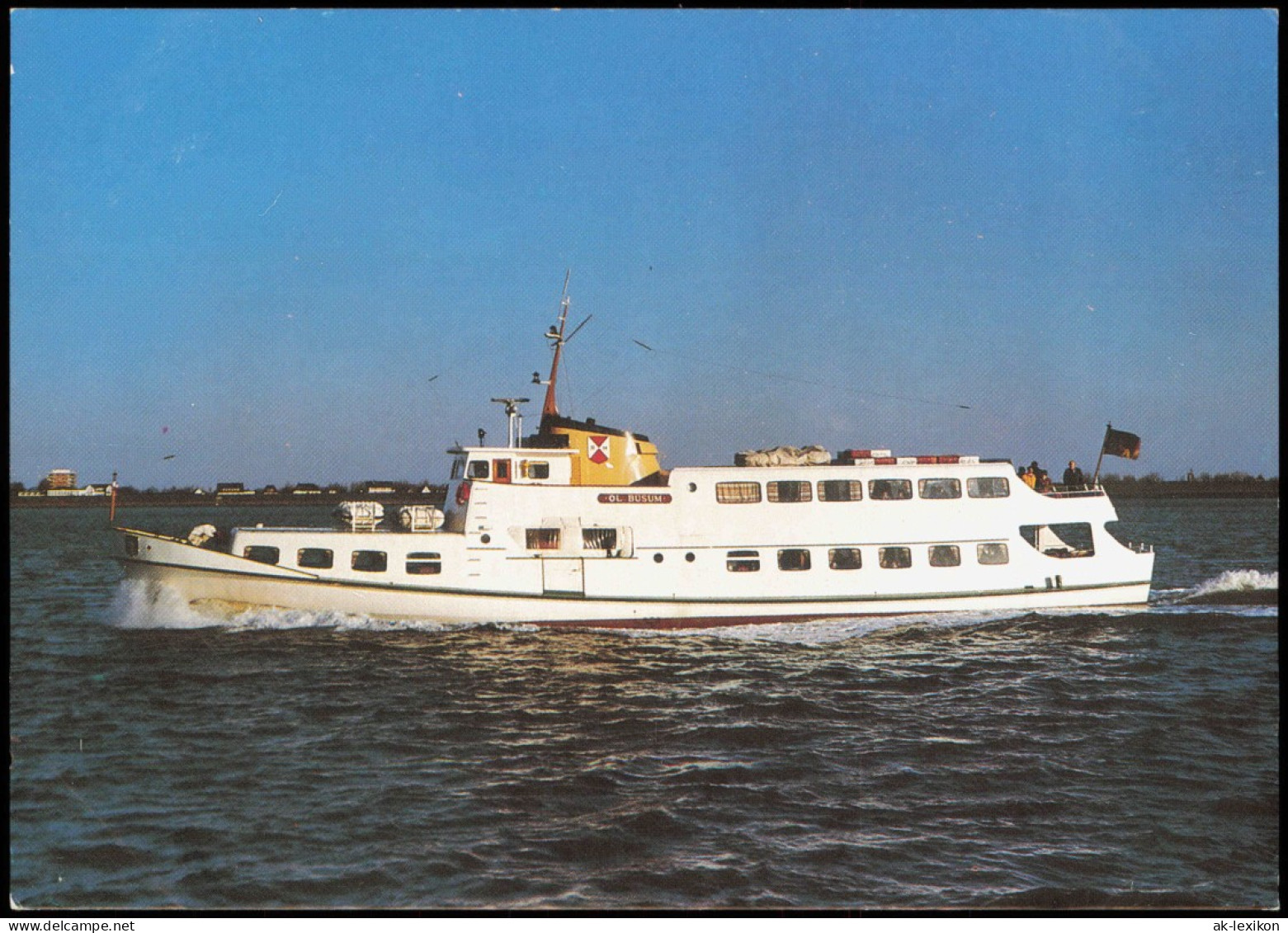 Fahrgastschiffe Personenschiffahrt Nordsee-Touristik Potratz KG MS OI Büsum 1988 - Ferries