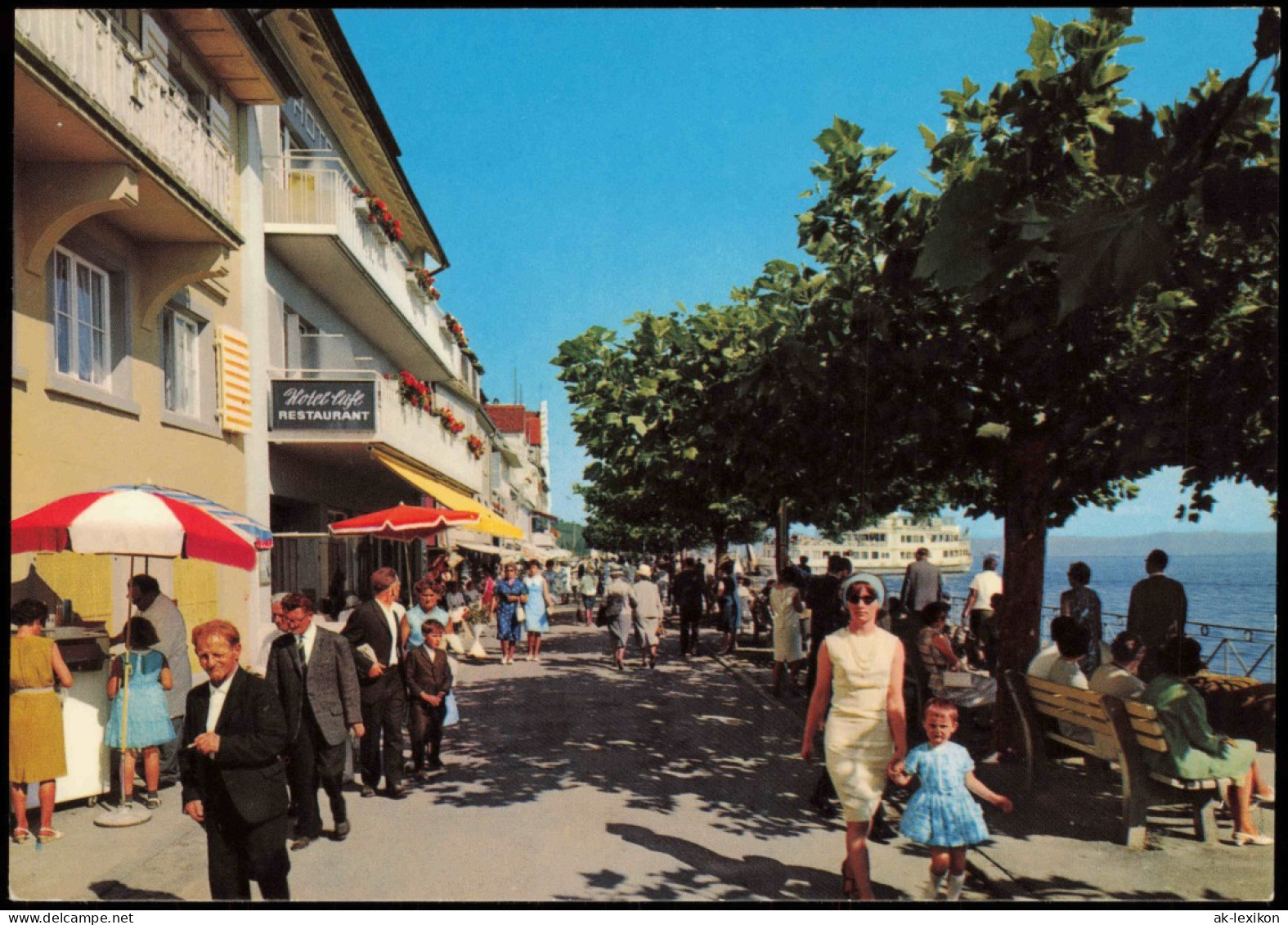 Ansichtskarte Meersburg Seestraße Und Promenade 1979 - Meersburg