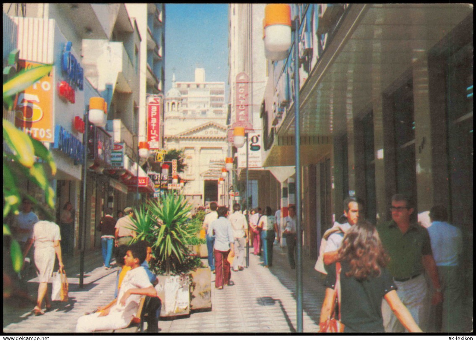 Postcard Sao Paulo Rua Dr. Braguinha Boulevard. 1979 - Altri & Non Classificati