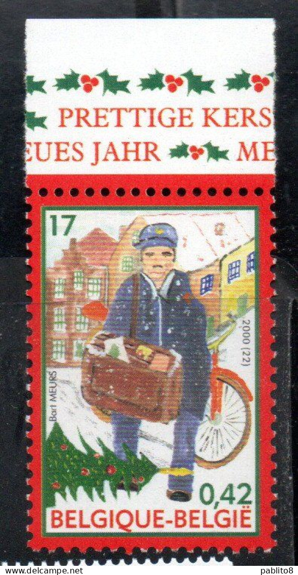 BELGIQUE BELGIE BELGIO BELGIUM 2000 CHRISTMAS NOEL NATALE WEIHNACHTEN NAVIDAD 17fr MNH - Unused Stamps