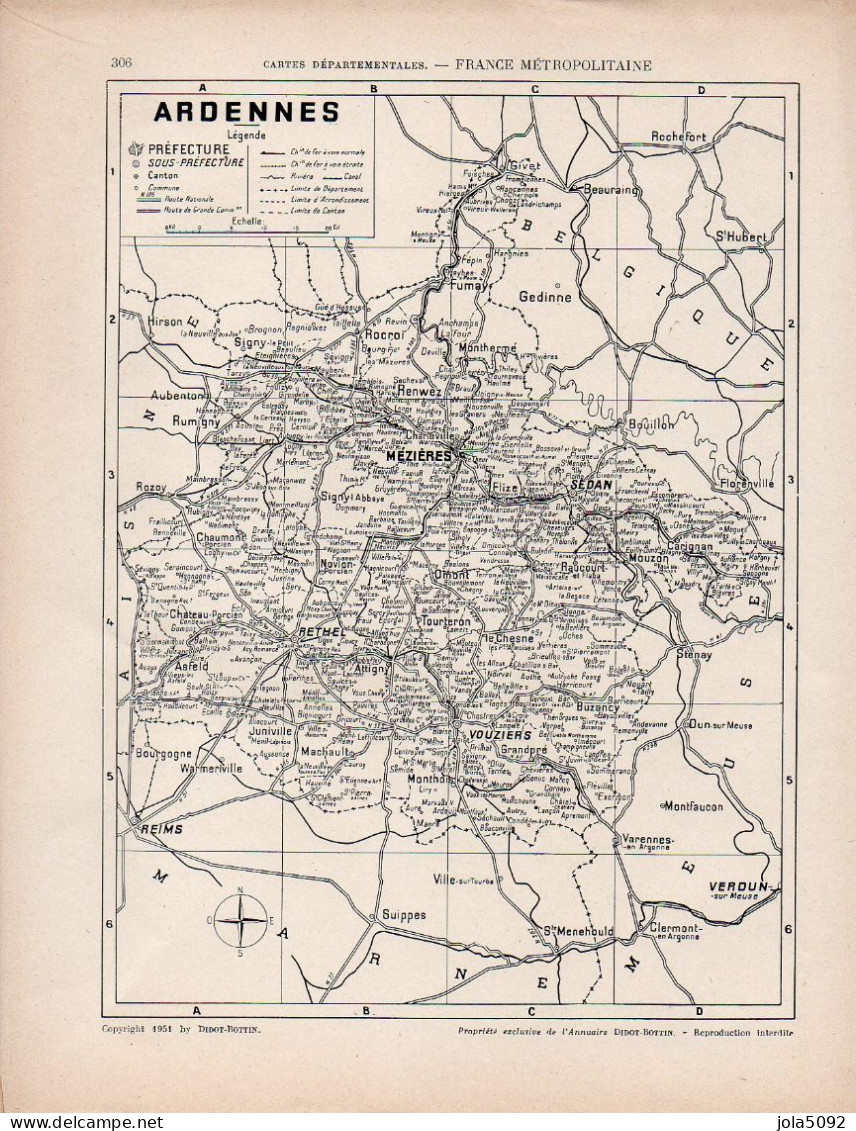 Carte Du Département Des Ardennes - Cartes Géographiques