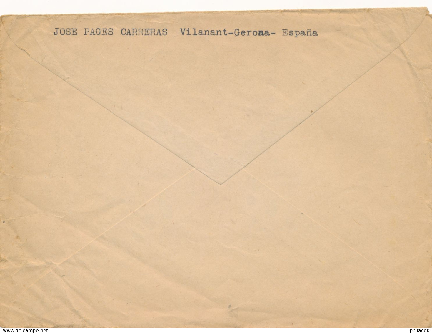 ESPAGNE - 4 TIMBRES SUR ENVELOPPE EXENTO DE CENSURA - Republicans Censor Marks