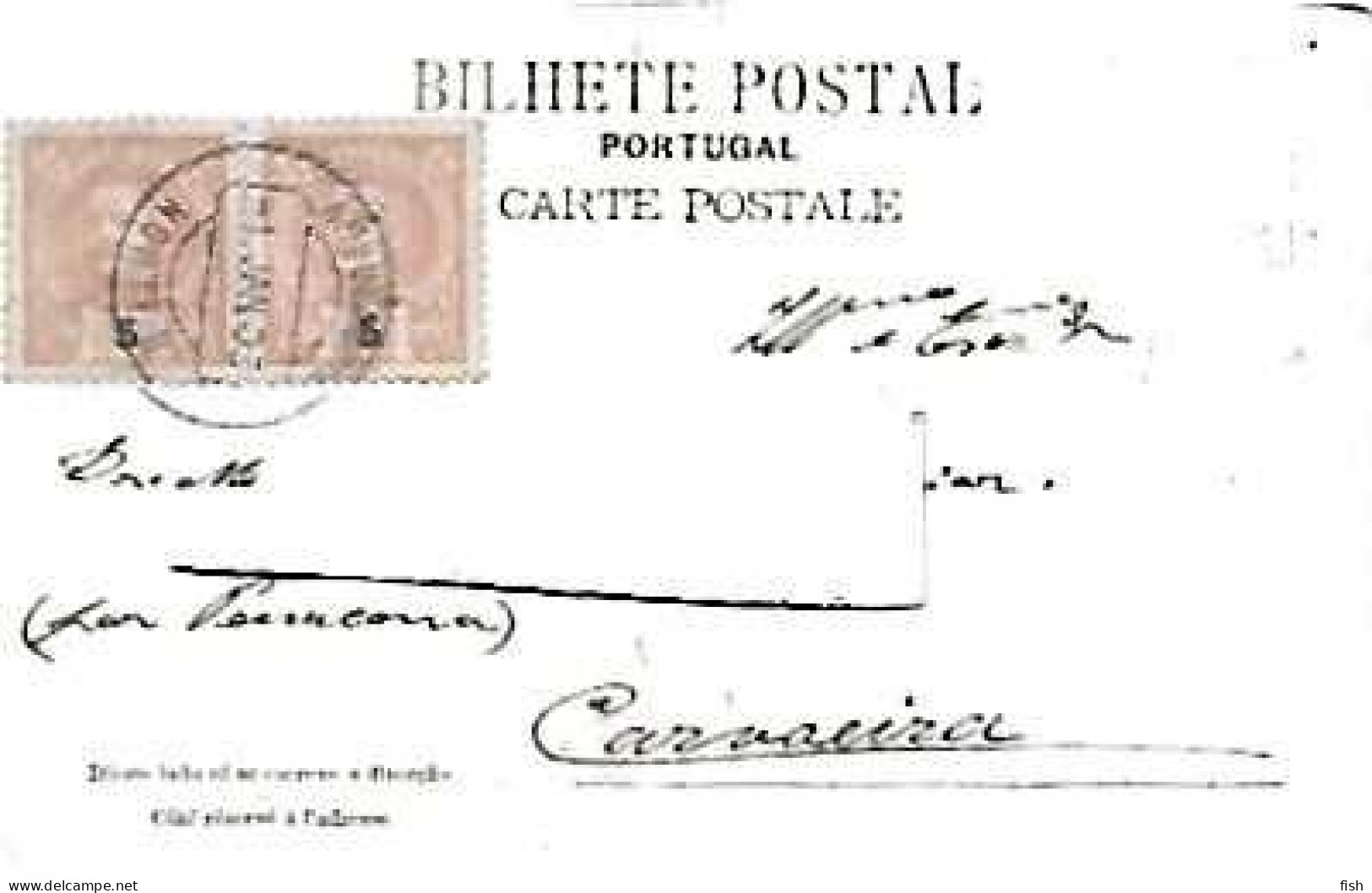 Portugal & Marcofilia, Coimbra, Frontaria Da Egreja De Santa Cruz, Via Ambulância, Carvoeira 1903 (18) - Covers & Documents