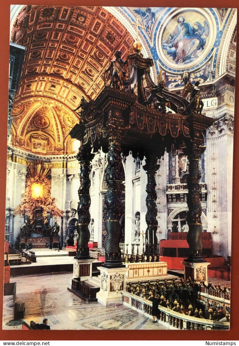 ROMA - Basilica Di S. Pietro La Confessione (Bernini) - 1976 (c524) - San Pietro