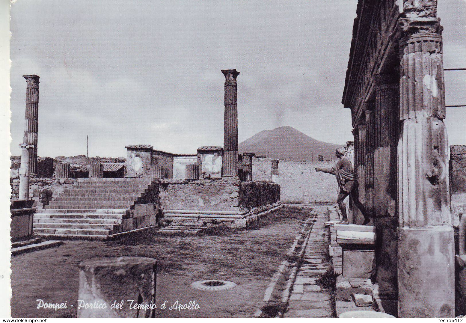 Pompei(napoli) - Portico Del Tempio Di Apollo - Viaggiata - Pompei