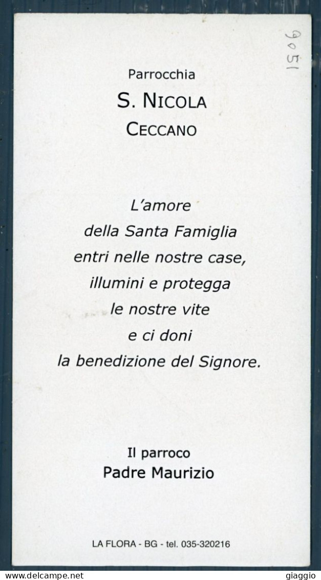 °°° Santino N. 9051 - Parrocchia S. Nicola - Ceccano °°° - Religion & Esotérisme