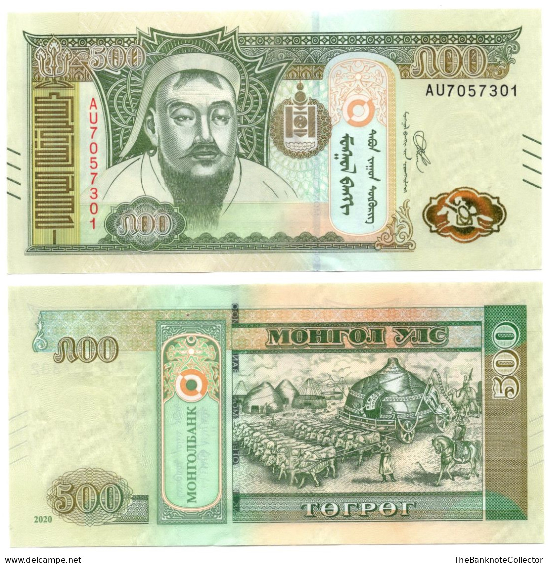 Mongolia 500 Tugrik 2020 P-74 UNC - Mongolia