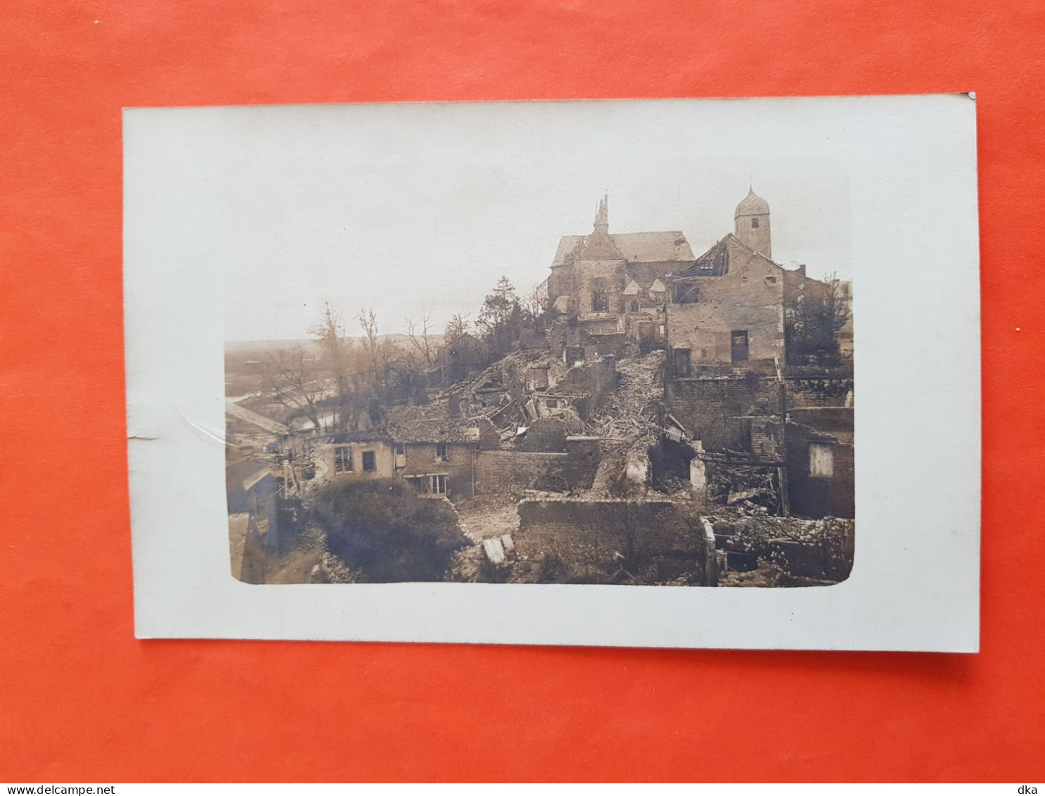 Vouziers :carte-Photo Destructions Guerre - Vouziers