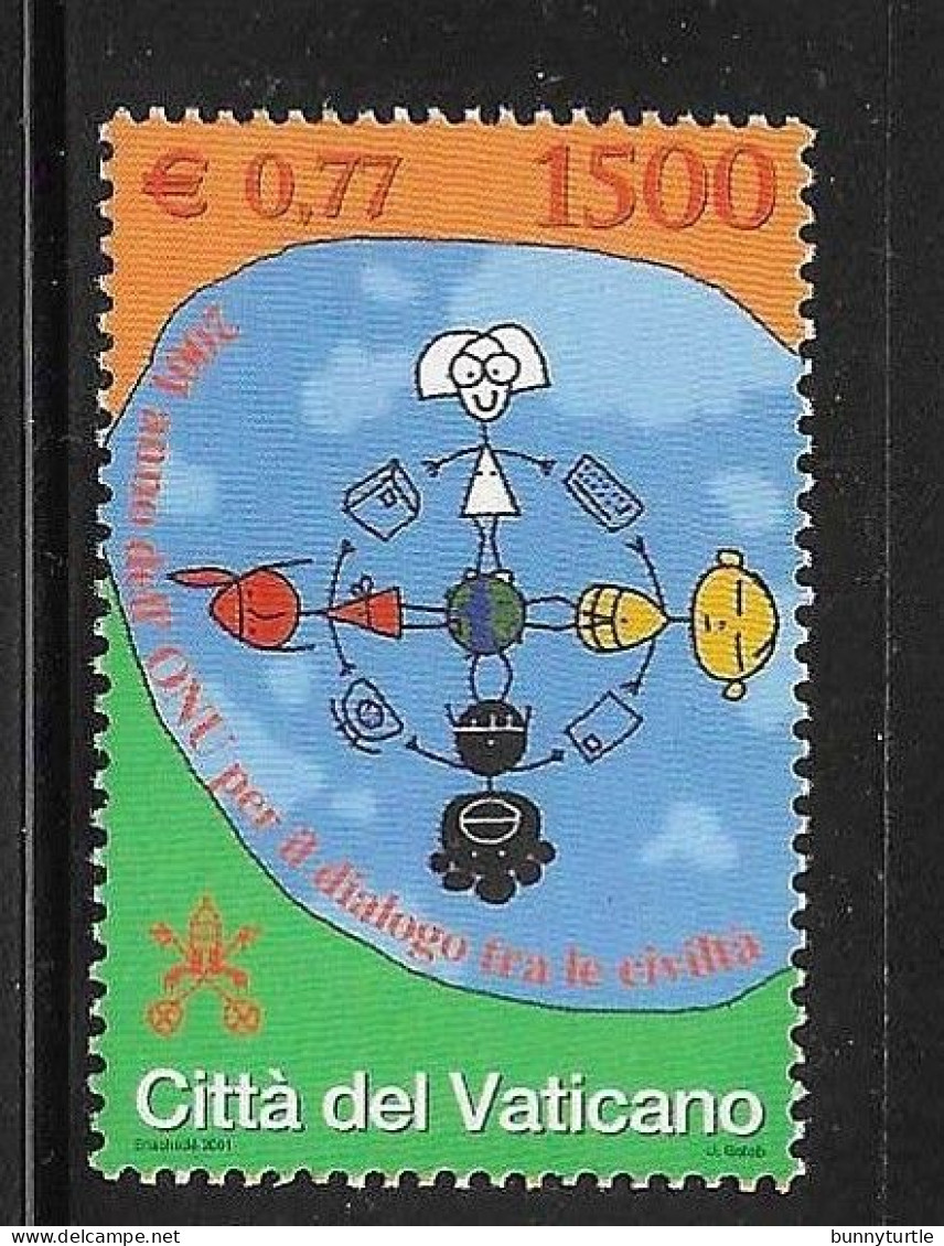 Vatican 2001 Year Of Dialogue Among Civilizations MNH - Unused Stamps