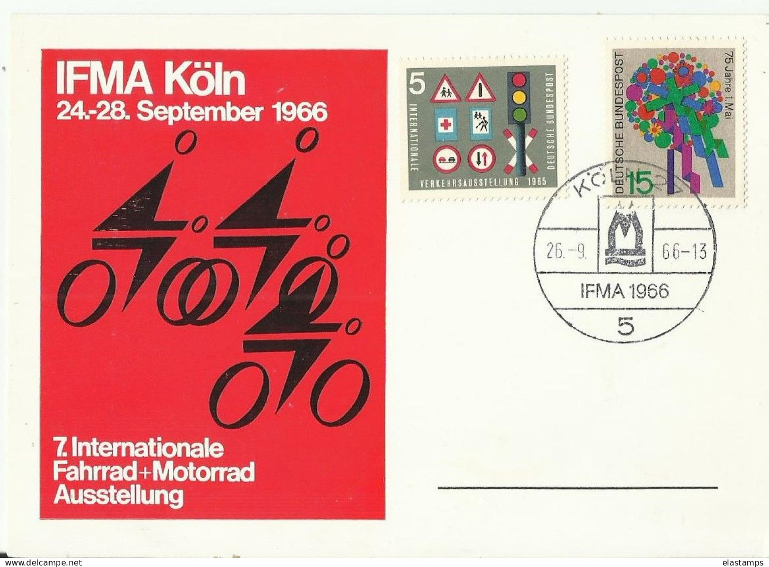 BDR GS EMA KOLN 1966 - Máquinas Franqueo (EMA)