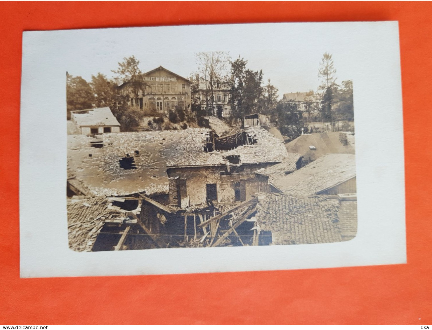 Vouziers :carte-Photo Destructions Guerre - Vouziers